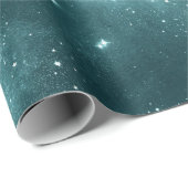 Teal Galaxy Serie Ontwerp 3 Cadeaupapier (Rol Hoek)