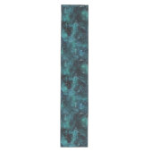 Teal Galaxy Serie Ontwerp 4 Medium Tafelloper (Voorkant)