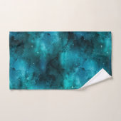 Teal Galaxy Serie Ontwerp 7 Bad Handdoek (Handdoek)