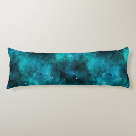 Teal Galaxy Serie Ontwerp 7 Lichaamskussen