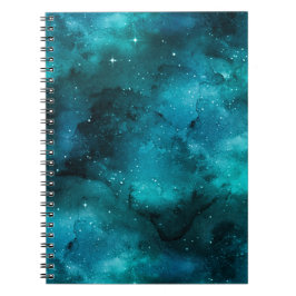 Teal Galaxy Serie Ontwerp 7 Notitieboek