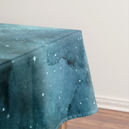 Teal Galaxy Serie Ontwerp 7 Tafelkleed (Voorbeeld)
