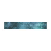 Teal Galaxy Serie Ontwerp 7 Uitnodigingen Wikkel (Vlak)
