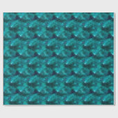 Teal Galaxy Serie Ontwerp 8 Cadeaupapier (Vlak)