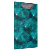 Teal Galaxy Serie Ontwerp 8 Klembord (Rechts)