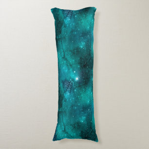 Teal Galaxy Serie Ontwerp 8 Lichaamskussen