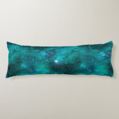 Teal Galaxy Serie Ontwerp 8 Lichaamskussen (Voorkant)