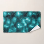 Teal Galaxy Series Design 3 Bad Handdoek (Handdoek)