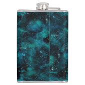 Teal Galaxy Series Design 4 Heupfles (Achterkant)