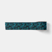 Teal Galaxy Series Design 4 Satijnen Lint (Voorkant)