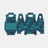 Teal Galaxy Series Design 5    Bedankdoosjes (Uitgevouwen)