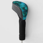 Teal Galaxy Series Design 6 Golfheadcover (Schuin)