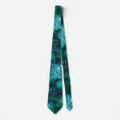 Teal Galaxy Series Design 6  Stropdas (Voorkant)