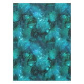 Teal Galaxy Series Design 6 Tafelkleed (Voorkant)