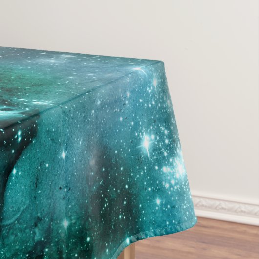 Teal Galaxy Series Design 6 Tafelkleed (Voorbeeld)
