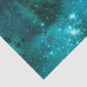 Teal Galaxy Series Design 6 Tissuepapier (Detail)