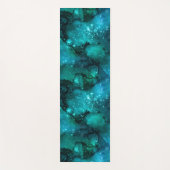 Teal Galaxy Series Design 6 Yogamat (Voorkant)