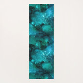 Teal Galaxy Series Design 6 Yogamat (Achterkant)