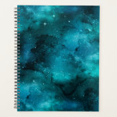 Teal Galaxy Series Design 7 Planner (Voorkant)
