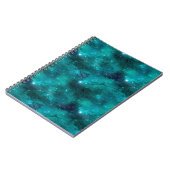 Teal Galaxy Series Design 8 Notitieboek (Linkerzijde)