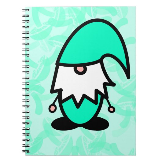 Teal Gnome Notitieboek (Voorkant)