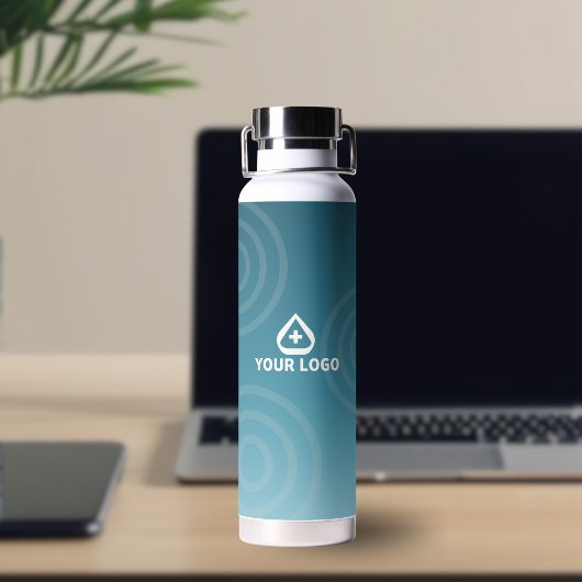 Teal Gradient Behavioral Health Logo Promotie Waterfles