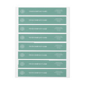 Teal Green Custom Simple Business Logo Branded (Vel)