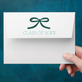 Teal Green Graduation Envelop