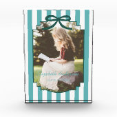 Teal Green Graduation Fotoblokken (Voorkant)