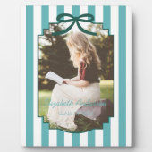 Teal Green Graduation Fotoplaat (Voorkant)