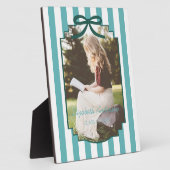 Teal Green Graduation Fotoplaat (Zijkant)