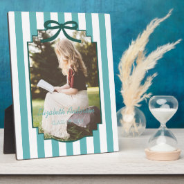 Teal Green Graduation Fotoplaat