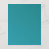 Teal Green Lips Schoonheidssalon Flyer (Achterkant)