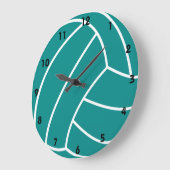 Teal Green Volleyball Grote Klok (Hoek)