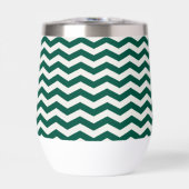 Teal groene Chevron zigzag streeppatroon (Voorkant)