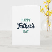 Teal Happy Day Script Kaart (Gele Bloem)