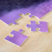 Teal Hart Schilderen Legpuzzel (Zijkant)