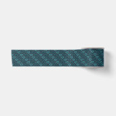 Teal Hartjes Satijnen Lint (Voorkant)