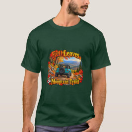Teal_Herfstbladeren & Bergpaden T-Shirt