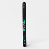Teal Highlights Camo Case-Mate iPhone Case (Achterkant/links)