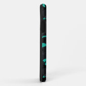 Teal Highlights Camo Case-Mate iPhone Case (Achterkant/rechts)