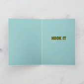 Teal Hook It Kaart (Binnen)