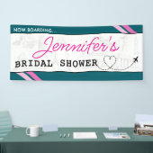 Teal Instapass Bruidsmeisjesfeest Spandoek (Beurs)