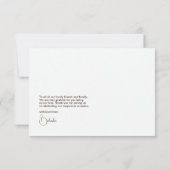 Teal, Koraal en Champagne Bloemen Bedankkaart (Achterkant)