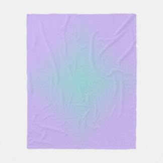 Teal Lavender Glow Fleece Deken