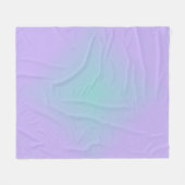 Teal Lavender Glow Fleece Deken (Voorkant (Horizontaal))