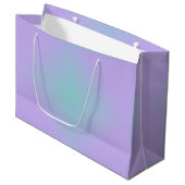 Teal Lavender Glow Groot Cadeauzakje (Voorkant Gekanteld)