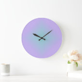 Teal Lavender Glow Grote Klok (Huis)
