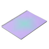 Teal Lavender Glow Notitieboek (Linkerzijde)