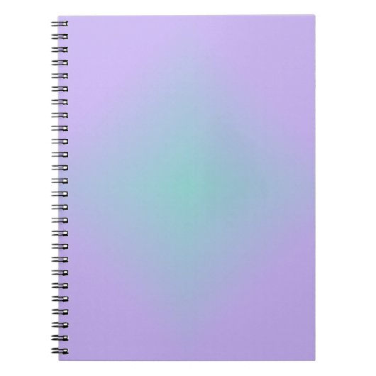 Teal Lavender Glow Notitieboek (Voorkant)